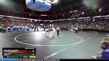 D1-152 lbs Cons. Round 2 - Ben Ott, Nicolet vs Dylan Ellefson, La Crosse Logan/Cen.