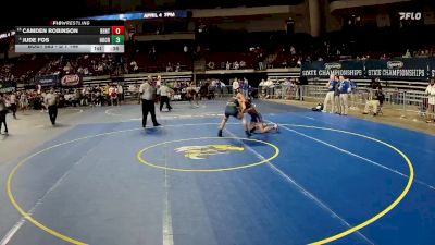 D 1 144 lbs Cons. Round 4 - Jude Fos, Holy Cross vs Camden Robinson, Benton