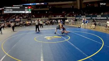 D 1 144 lbs Cons. Round 4 - Jude Fos, Holy Cross vs Camden Robinson, Benton