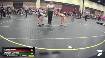 53 lbs Quarterfinal - Jackson Ledford, Whitefield Academy vs Louden Moon, Unattached