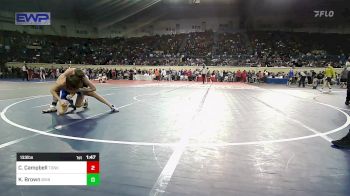 133 lbs Round Of 64 - Carsten Campbell, Tonkawa vs Khoner Brown, Bixby