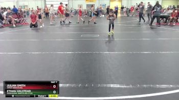 90 lbs Round 5 - Julian Smith, Spazz Wrestling vs Ethan Halstead, Darkhorse Wrestling Club