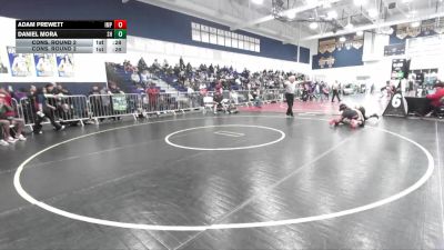 150 lbs Cons. Round 2 - Daniel Mora, Sunny Hills vs Adam Prewett, Imperial