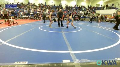 75 lbs 3rd Place - Ezekiel Mashburn, Collinsville Cardinal Youth Wrestling vs Gabriel Beard, Pirate Wrestling Club