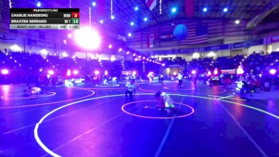 95 lbs Consi Of 4 - Wyatt Sarrazin, Belgrade Wrestling Club vs Jayce Kessinger, Grindhouse Wrestling Club