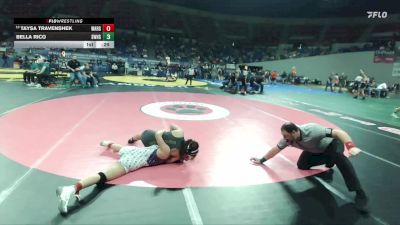 4A/3A/2A/1A Girls 130 Cons. Round 2 - Taysa TravenShek, Warrenton Girls vs Bella Rico, Sweet Home Girls