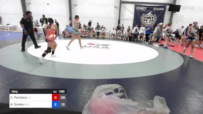 56 kg Quarterfinal - Catalina Pacheco, Illinois Cornstars Women vs Ahriana Scales, NC United