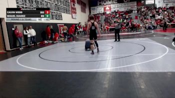 138 lbs Round 1 (6 Team) - Calvin Webb, Shoshone vs Miguel Suarez, Wendell