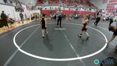 46 lbs Round Of 32 - Chance Chill, Perry Wrestling Academy vs Teagen Martinez, Carl Albert