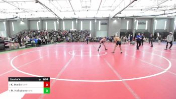 120 lbs Consi Of 4 - Kyden Merlin, South Windsor vs Mason Hallstrom, Foran