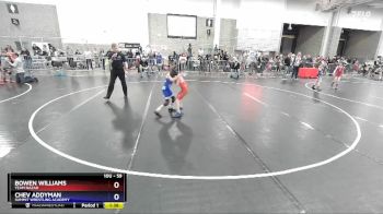 59 lbs Round 2 - Bowen Williams, Team Nazar vs Chev Addyman, Summit Wrestling Academy