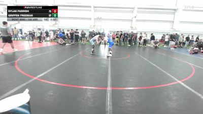 132 lbs Round Of 16 - Dylan Parrish, PA vs Griffen Freeman, NY