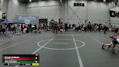 130 lbs Round 1 (4 Team) - Dylan Morgan, Kings K6 vs Max Fuccilli, Mat Warriors Black