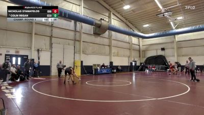 165 lbs Champ. Round 1 - Nicholas Stamatelos, Iona Prep vs Colin Regan, Kellenberg
