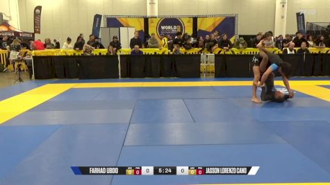 JASSON LORENZO CANO vs Farhad Ubdo 2024 World IBJJF Jiu-Jitsu No-Gi Championship