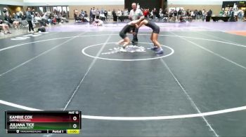 105B Cons. Round 3 - Juliana Tice, North Kansas City vs Kamrie Cox, Canyon Randall