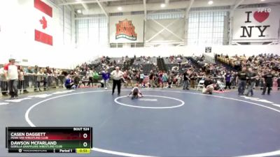 50 lbs Semifinal - Casen Daggett, Penn Yan Wrestling Club vs Dawson McFarland, Gorilla Grapplers Wrestling Club