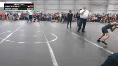 60 lbs Round 1 (6 Team) - Weston Nicklos, Neighborhood Wrestling vs Dennis Schofield, Empyre WC