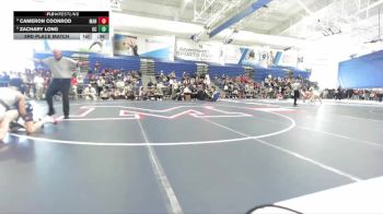 126 lbs 3rd Place Match - Zachary Long, Garden City vs Cameron Coonrod, Manhattan