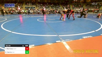 135 lbs Quarterfinal - Ilyana Martinez, Marticrew vs Corey Harris, HURRICANE WRESTLING ACADEMY