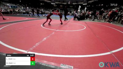 64 lbs Rr Rnd 3 - Lucy Chill, Perry Wrestling Academy vs Ruby Chill, Perry Wrestling Academy