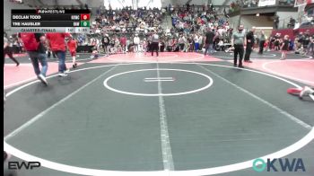 85 lbs Quarterfinal - Declan Todd, Keystone Kids Wrestling Club vs Tre Hausler, Raw Wrestling Club