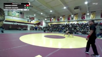 132 lbs 1st Place Match - Edward Ramirez, Rancho Mirage vs Anthony Saldana, Paloma Valley