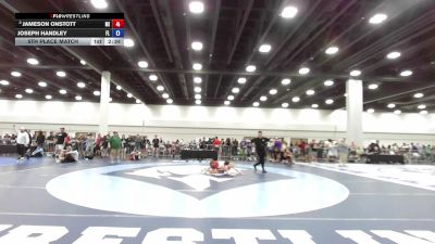 106 lbs 5th Place Match - Jameson Onstott, MI vs Joseph Handley, FL