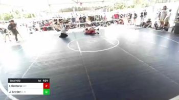 160 lbs Round Of 16 - Isaiah Renteria, Dirty Goats Wc vs Jay Snyder, El Modena