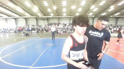 123 lbs Quarterfinal - Oliver Kneup, Mustang WC vs Cole Diaz, Mountain View Scrappers