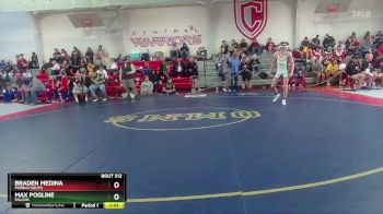 120 lbs Cons. Round 2 - Max Pogline, Falcon vs Braden Medina, Pueblo South