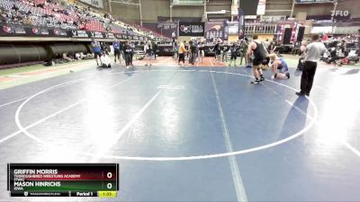 285 lbs Round 1 - Mason Hinrichs, Iowa vs Griffin Morris, Thoroughbred Wrestling Academy (TWA)