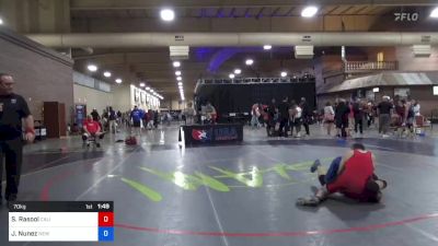 70 kg Cons Semis - Samei Rasool, California vs Jose Nunez, New Creation Wrestling Club