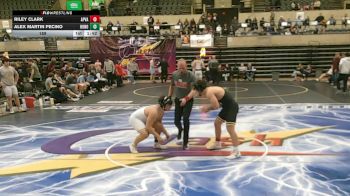 189 lbs Round 3 (4 Team) - Alex Martin Pecino, Hononegah, IL vs Riley Clark, Apple Valley, MN