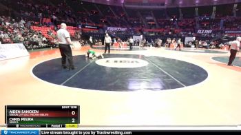 1A 195 lbs 5th Place Match - Aiden Sancken, Gibson City (G.C.-Melvin-Sibley) vs Chris Peura, Seneca
