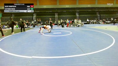 138 lbs Consi Of 8 #1 - Jack Simpson, Ponderosa vs Cayden Rios, Allen