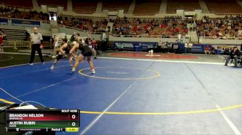 D4-150 lbs Champ. Round 1 - Brandon Nelson, Bagdad HS vs Austin Rubin, Miami