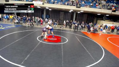 175 lbs Champ. Round 2 - Seth Shaffer, Dixon vs Tom Molinets, Unattached