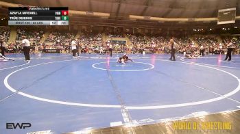 55 lbs Consi Of 16 #2 - Azayla Mitchell, Prime Wrestling vs TrüE Dejesus, Team Of Hard Knox