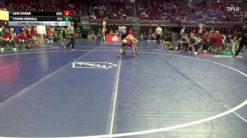 2A-120 lbs Cons. Round 4 - Tyson Dewall, Spirit Lake Park vs Levi Evans, Mount Pleasant