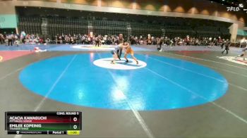 132 lbs Cons. Round 5 - Emilee Kopeinig, Thunder Ridge vs Acacia Kawaguchi, Pittsburg Senior