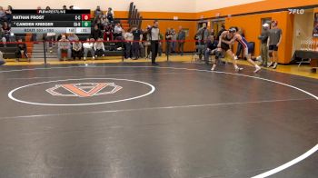 150 lbs Cons. Semi - Camden Krieger, East Aurora-Holland vs Nathan Frost, Churchville Chili