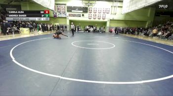 235 lbs 1st Place Match - Camila Alba, BANNING vs Andrea Baker, SAN PEDRO