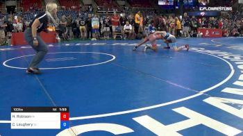 100 lbs Rnd Of 64 - Hunter Robison, Pennsylvania vs Carson Laughery, Texas