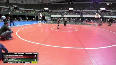 National 3-5 64 Cons. Round 2 - Landon Robertson, Poquoson Athletic Association vs Levi Huskey, Bull Island Grappling