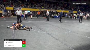 75 lbs Round Of 32 - Masterfard Kelly, Bristol vs Jake Evans, Lackawanna Trail