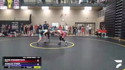 127 lbs Quarterfinal - Elyse Engebretson, Iowa vs Morgan Strief, Big Game Wrestling Club