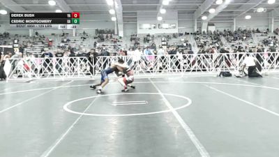 126 lbs Consi Of 32 #2 - Derek Bush, VA vs Cedric Montgomery, GA
