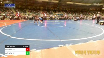 54 lbs Consi Of 16 #2 - Norah Winkle, RAW Wrestling Club vs Ava Trujillo, Top Rank