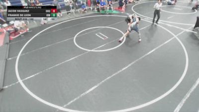 132 lbs Cons. Semi - Jacob Vasquez, Sunny Hills High School vs Frankie De Leon, Rancho Bernardo WC